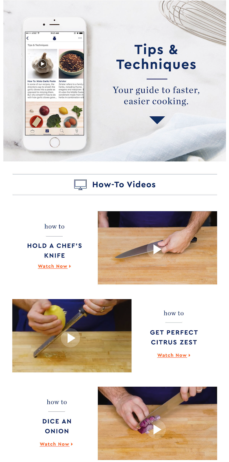 Blue Apron how to email